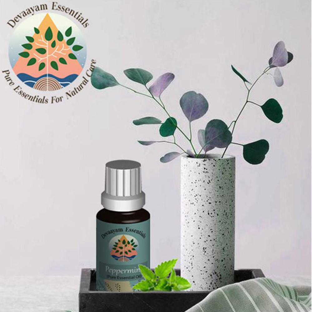 Natural Peppermint Essentials Oil by Devaayam Essential